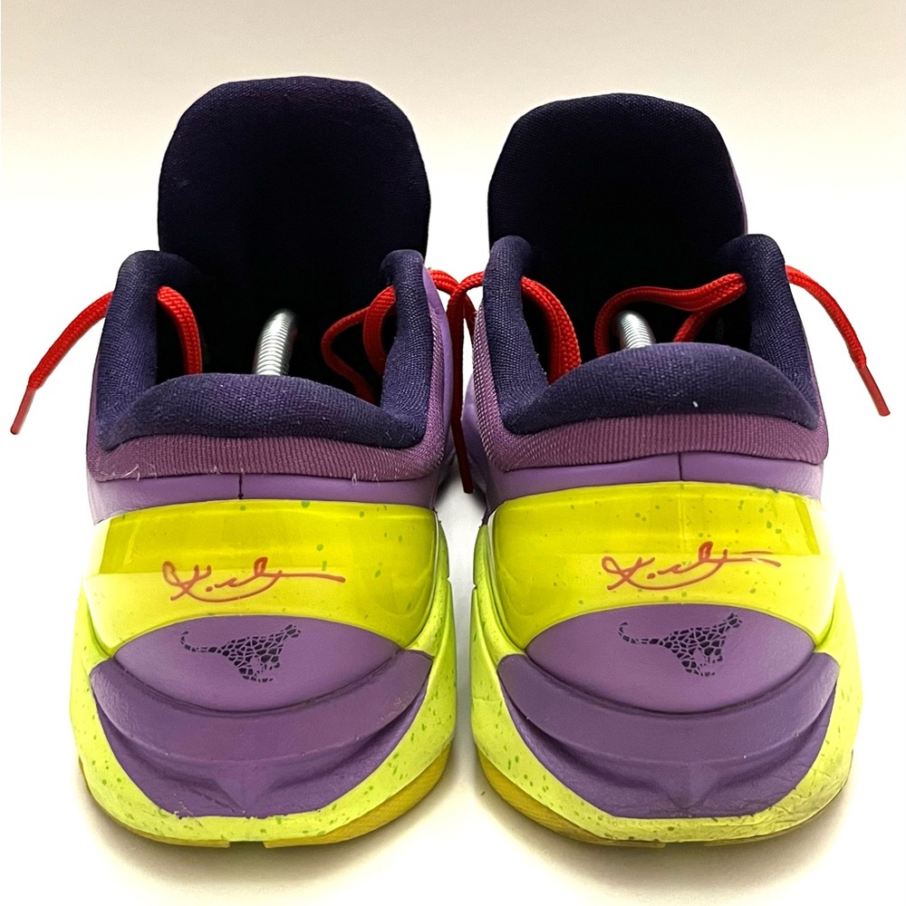 Nike Zoom Kobe 7 VII GS 7Y Christmas Cheetah Purple 505399-500 Women’s Size 8.5 - Picture 4 of 16